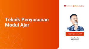 Teknik Penyusunan Modul Ajar
